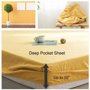 Buy cheap Cheapest Woven Fitted Sheet for Mattress 8 or 14 Inch 4 Way Stretch Microfiber 75gsm from wholesalers