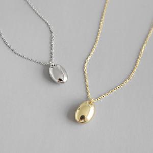 Buy cheap 925 Sterling Silver Gold Plated Bead Charm Pendant Chain Necklace from wholesalers