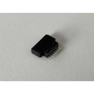 Buy cheap 7 Pin 1.27mm PCB Female Socket Connector, Right Angle SMT Board Interface for High Speed Signal Transmission, Custom Wire Harness, Automotive and Industrial Electronic Power Systems from wholesalers