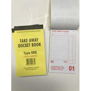 100 Pages AU Docket Book Designed with Lined Ruling Type and Board Paper Cover