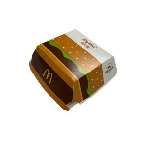 Buy cheap Fast Food Takeaway Eco-Friendly Kraft Burger Box with Customized Design and Paperboard Liner type from wholesalers