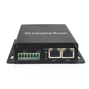 Buy cheap Practical Black Industrial Modem Router 1000Mbps 2 Gigabit Ports from wholesalers