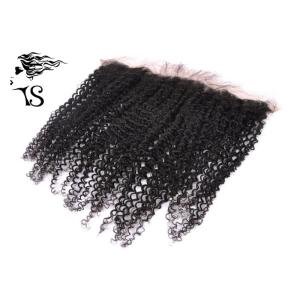 Buy cheap Swiss Lace Frontal Closure Free Style , Kinky Curly Unprocessed Human Hair Lace Frontal from wholesalers