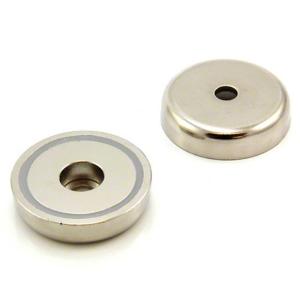 Buy cheap Mounting N52 Neodymium Pot Magnet With Countersunk Screw Hole from wholesalers