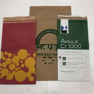 Buy cheap Custom Printed Multiwall Paper Bags Kraft Bag With Built In PE from wholesalers
