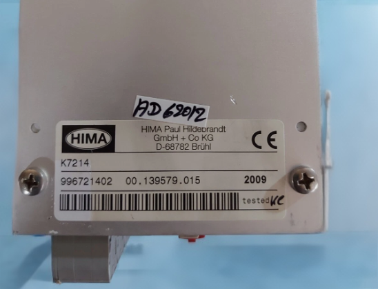 Quality K7214 HIMA CONTROL PANEL for sale