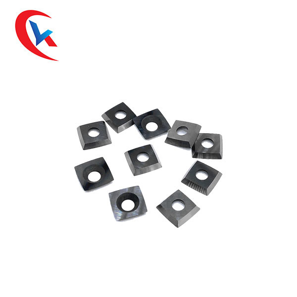 Square Tungsten Carbide Woodworking Tool Insert Replaceable Finished