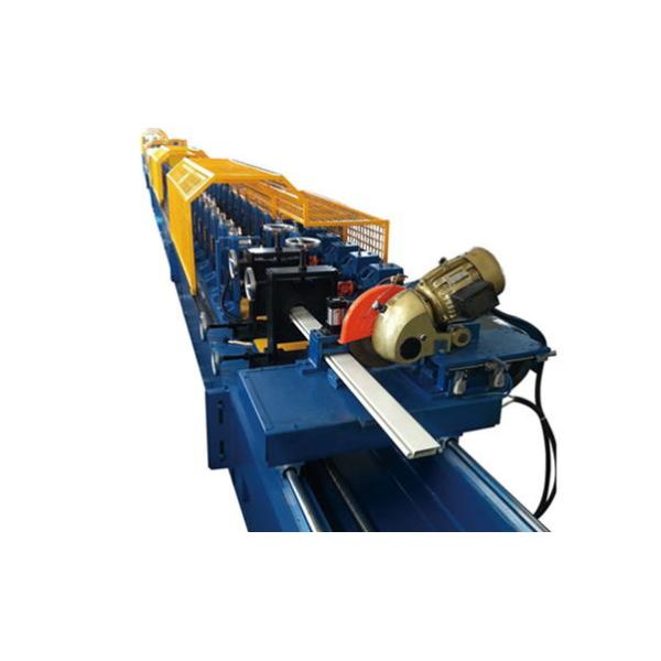 Quality 3 Ton Manual Decoiler PU Shutter Door Roll Forming Machine 0.27 - 1.2mm Thickness for sale
