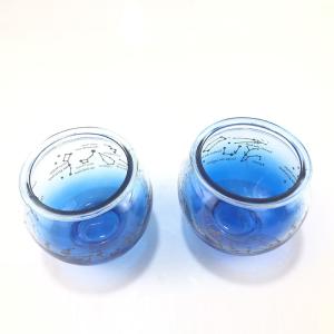 Buy cheap Round Constellation Zodiac Candle Empty Glass Jars For Home Party Decoration from wholesalers