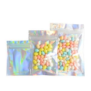 Buy cheap 7g Resealable Aluminum Bags Holographic Gravnre Print Side Gusset Pouch from wholesalers