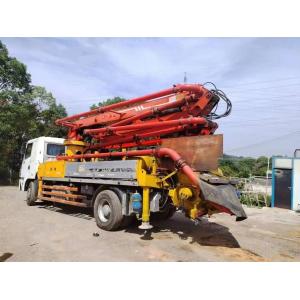 Buy cheap 25m Truck Concrete Pump Mounted Beton Pump Placing Boom with Feeding Height 1400mm from wholesalers
