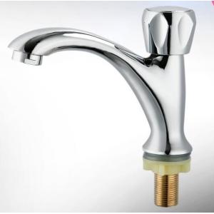 Buy cheap Ergonomic Single Cold Water Basin Tap Deck Mounted In Chrome from wholesalers