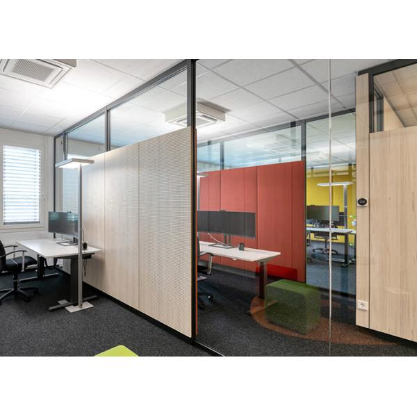 Quality Sturdy And Long-lasting Glaszed Partition Wall With Tempered Glass Insulation Wall for sale