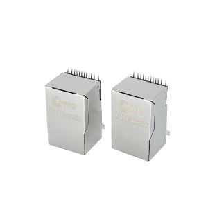 Buy cheap 9.7mm Height RJ45 Modular Jack with 8 Cores and 2-Row Configuration for Reliable Network Connections from wholesalers