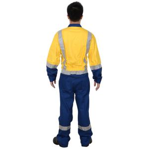Buy cheap Custom Reflective Workwear Suits Unisex Workshop Clothing Overall with Cotton Fabric from wholesalers