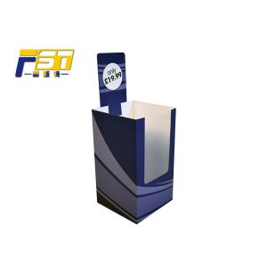 Buy cheap Advertising Rectangle Cardboard Dump Bins Portable Saving Labor Power For Milk from wholesalers