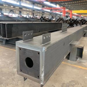 Buy cheap Prefabricated Steel Structure Warehouse Shed Construction Box Steel Column Building from wholesalers