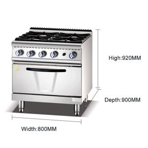 Buy cheap Heavy Duty Stainless Steel Gas Restaurant Cooking Range With Gas Consumption from wholesalers