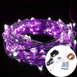 24 Key IR Remote Controlled DC Powered 10m LED String Lights For Christmas,