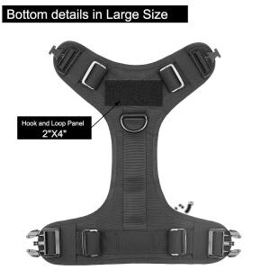 Buy cheap 1050D Nylon Tactical Dog Chest Harness With No Pulling Front Clip Leash Attachment from wholesalers