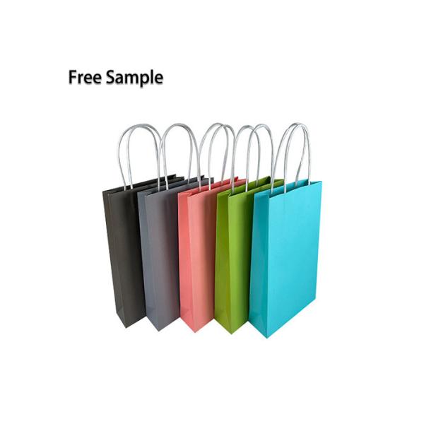 Buy cheap Sustainable C2S CMYK 350g Present Paper Bag With Handle from wholesalers
