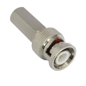 BNC Coaxial Connector Male Video Plug Coupler Connector for CCTV Camera and Coax