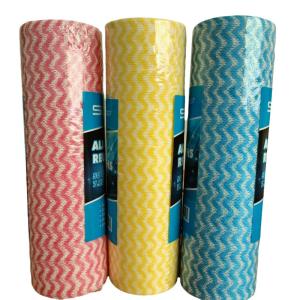 China ISO Multicolor Disposable Kitchen Towels , Practical Disposable Cloths On A Roll on sale