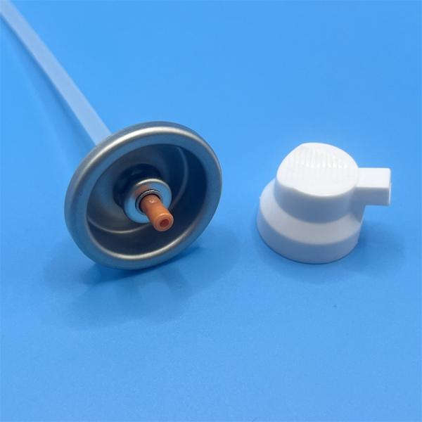 Buy cheap Durable Tinplate Shaving Foam Valve with Custom Dip Tube Length from wholesalers