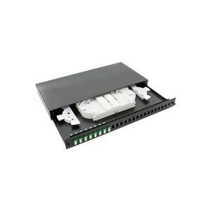 Buy cheap APC Mpo Cassette Patch Panel , 19'' OM3 Lgx Fiber Panel from wholesalers