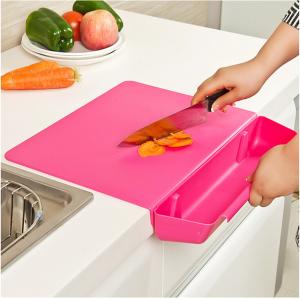 Buy cheap Detachable Custom Plastic Cutting Boards Household With Vegetable Basket from wholesalers