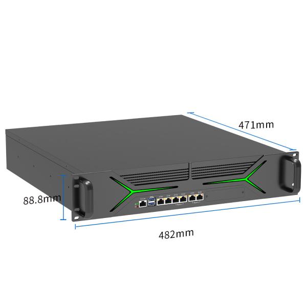 Quality Lga1700 2u Dual Socket Intel H610 Chipset Rackmount Server for sale