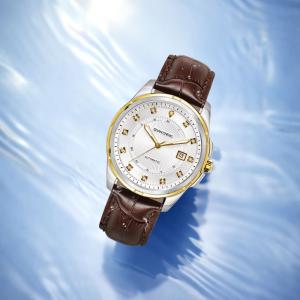 Buy cheap Automatic Date Full Screw Stainless Steel Mens Watches PT5000 Mechanical from wholesalers