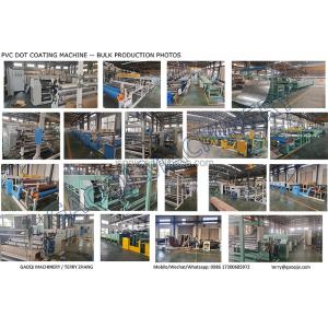 Buy cheap Print Plastic Round Dots on Fabrics 1800mm Felt Fabric Anti Slip Dot Coating Machine from wholesalers