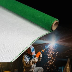 High Temperature Resistance PU Coated Fiberglass Fabric with 1800C Heat