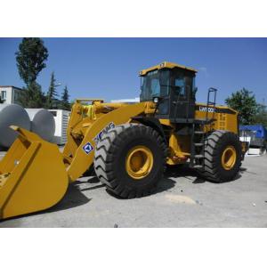 Electromagnet Positioning Front End Wheel Loader , Dual Pump Heavy Wheel Loader