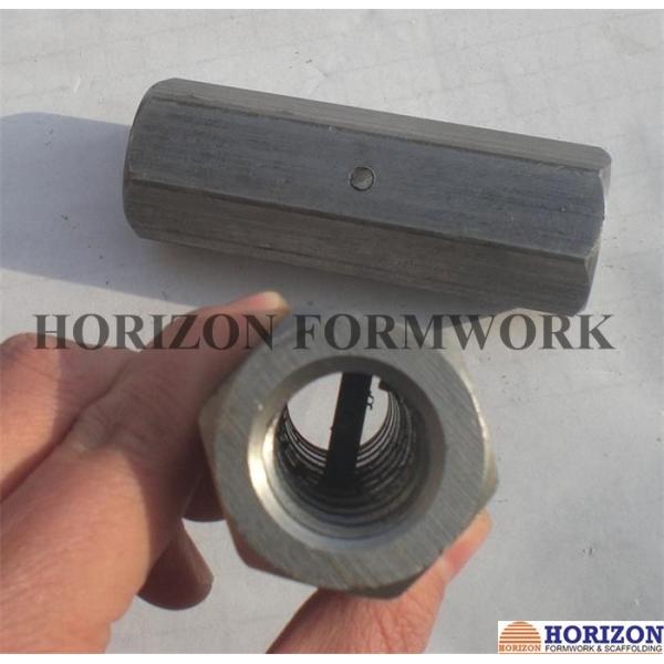 Quality OEM Formwork Tie Rod System , Steel Hex Nuts Stop Pin For Threadbar Connection for sale
