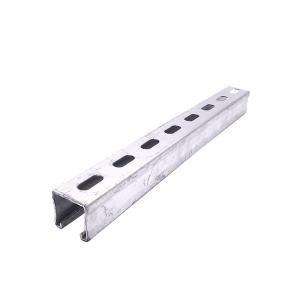 Buy cheap Anodizing Aluminum Solid Strut Channel Silver In Custom Lengths from wholesalers