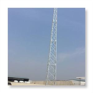 9M Guyed Telescopic Motorized or hand winch up Lattice Steel Towers