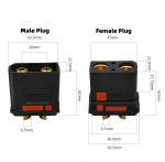 Buy cheap Small Size Easy To Install PA Material Suitable For Large Current Transmission Aircraft Power Plug from wholesalers