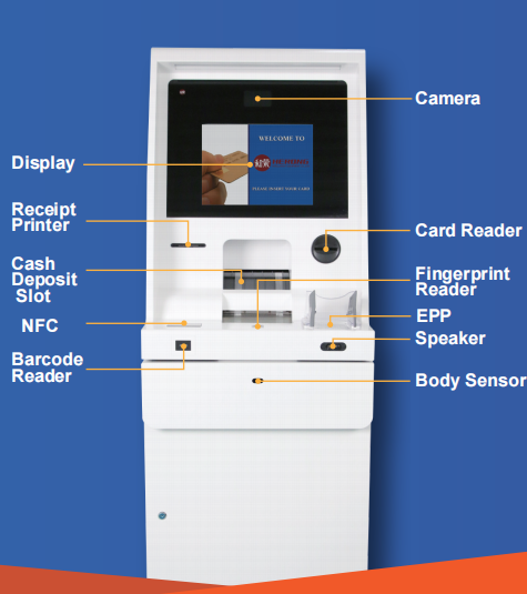 Buy cheap Bulk Deposit Machine Cash Deposit Automated Teller Machine (T68L) Lobby from wholesalers