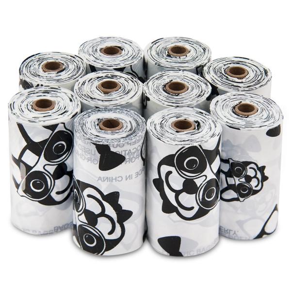 Quality Biodegradable Plastic Bags Dog Waste Handling Use With Dispenser for sale