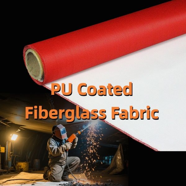 Buy cheap Ultimate Heat Protection PU Coated Fiberglass Fabric Withstands 1800°C M0 Approvals and 1m to 1.55m Width from wholesalers