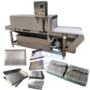 Buy cheap Shrimp Automatic Separating Tray Machine Seafood Processing Plant Thawing Tray Machine from wholesalers