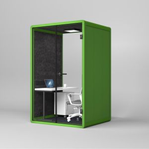 Buy cheap Solo Movable Office Pod Modular Sound Proof Glass Cabin Compact from wholesalers