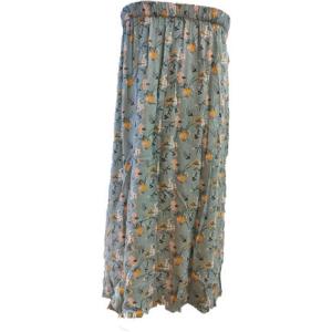 Buy cheap OEM ODM Elastic Waistline Viscose Flower Printed Skirt from wholesalers