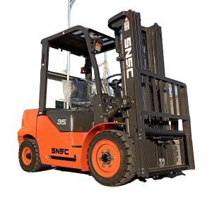 Buy cheap Backhoe Loader FD35 3.5 Ton Rough Terrain Forklift with Japanese Engine and Side Shifter from wholesalers