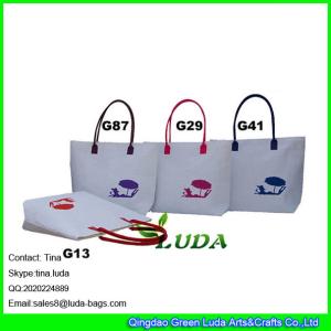 Buy cheap LUDA white paper clotch beach tote bag cheap ladies discount handbags from wholesalers