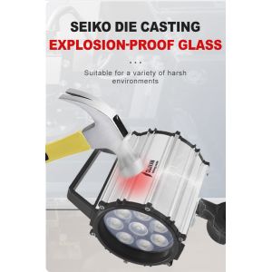 Explosion Proof Gooseneck Work Lamp Waterproof LED Machine Work Light Long Arm