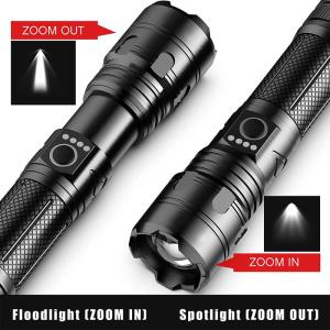 Buy cheap Multifunctional White Laser Flashlight Outdoor Zoom Emergency Light Rechargeable from wholesalers