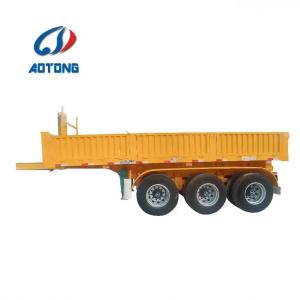 Buy cheap Hydraulic Sand Transporting Dump Truck Semi Trailer Type Landing Gear Standard 28 Ton from wholesalers